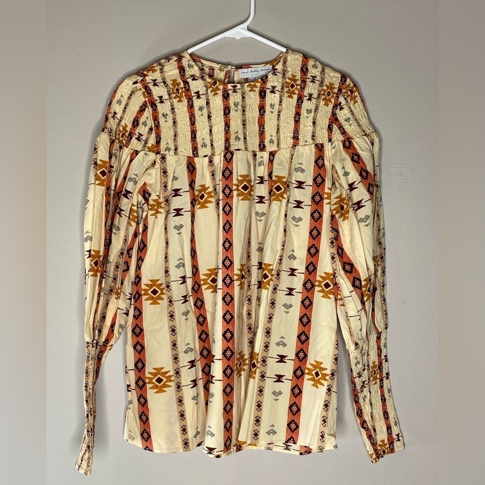 NWT Never Fully Dressed Bridget Aztec Blouse Top Size 8